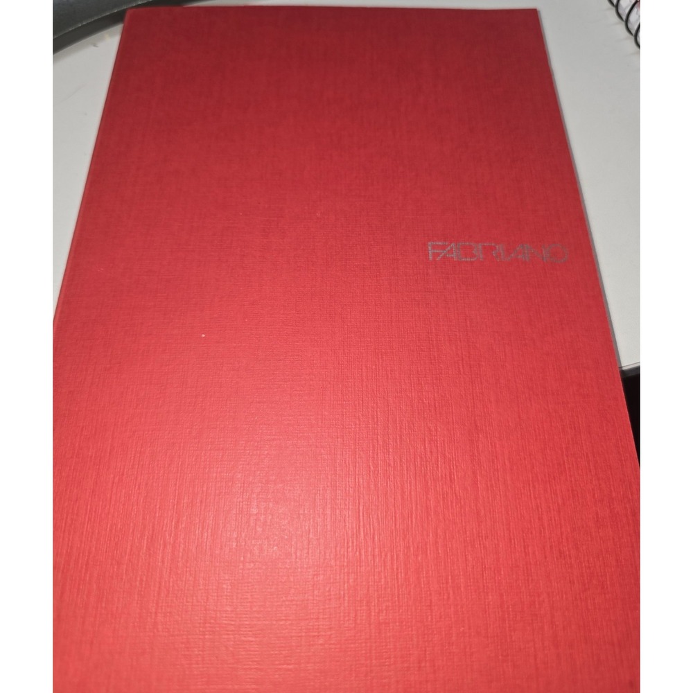 Fabriano Red Dot Grid Notebook 90 Sheets 85gsm Made in Italy Ref 14821851